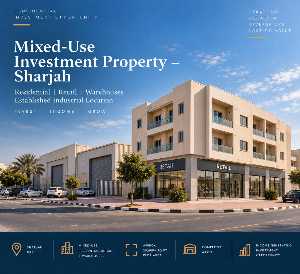 Mixed-Use Investment Property (Residential, Retail and Warehouse) – Sharjah