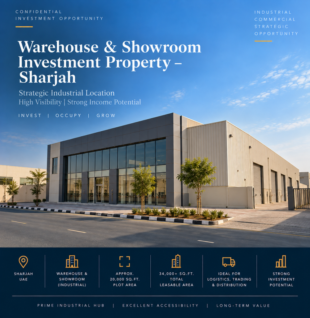 Warehouse & Showroom Investment Property – Sharjah